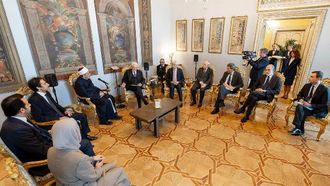Al-Azhar Grand Imam Meets Italian President