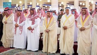 صلاة الجنازة على الأميرة نوف بالرياض