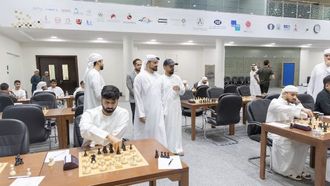 نادي الشارقة للشطرنج يتوج بلقب دوري الرجال