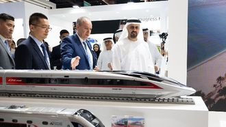 Theyab Bin Mohamed Bin Zayed At Global Rail 2025