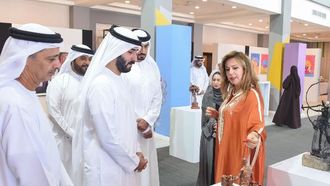 افتتاح معرض أم القيوين للفنون التشكيلية