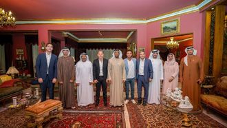 Al Hamed Visits Adel Imam In Giza