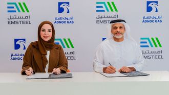 ADNOC Gas Signs Deal With EMSTEEL