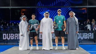 Mansoor Bin Mohammed Awards Padel Champions