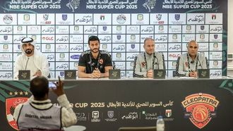 مدربو كأس السوبر المصري جاهزون للمباريات