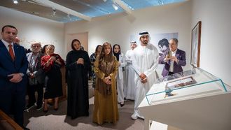 بدور القاسمي تطلق معرض درويش