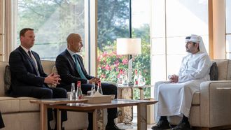 Maktoum Bin Mohammed Meets SWIFT CEO