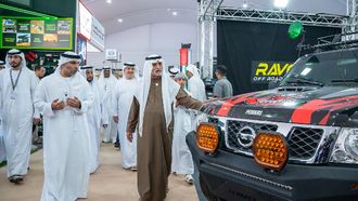 Nahyan Bin Mubarak Visits Al Ain Exhibition