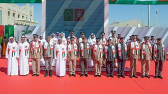 الاحتفال باليوم الوطني العماني في الحدود