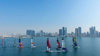 ROCKWOOL Denmark Tops Abu Dhabi SailGP Leaderboard