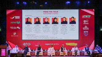 رياضة المرأة في الشارقة في مؤتمر ومعرض الشارقة الرياضي 2025