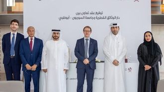 Sorbonne University And Qatar National Archives Agreement