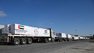 UAE Sends Aid Convoys To Gaza