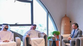 Ajman Crown Prince Meets Meta Delegation
