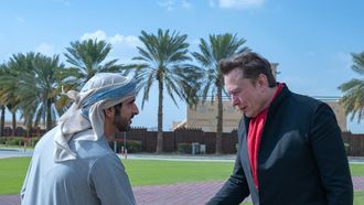 Elon Musk Meets Dubai Crown Prince
