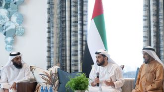 Hamdan Bin Zayed Meets Senior Citizens