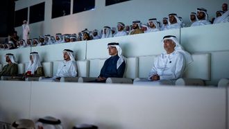 Hazza Bin Zayed At 54th Eid Al Etihad