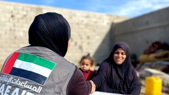 الجهود الإنسانية لدولة الإمارات العربية المتحدة في قمة الجسر