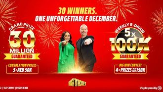 Big Ticket Draws AED 30 Million Prize And December Promotions