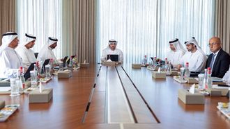 DREC Board Meeting Led By Maktoum Bin Mohammed