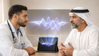 ندى، وهي طيارة ذكاء اصطناعي، تساعد الأطباء في أبوظبي