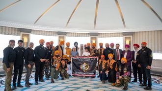 Nahyan Bin Mubarak Welcomes Motorcycle Club Team