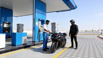 Winter Traffic Safety Campaign At Petrol Stations