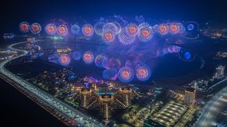 Largest Fireworks Display For New Year In Ras Al Khaimah
