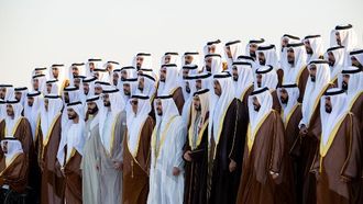 حفل زفاف جماعي في الإمارات العربية المتحدة بمنطقة الظفرة