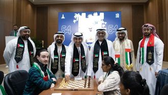 بطولة الشطرنج الخاطف تحتفل باليوم الوطني لدولة الإمارات العربية المتحدة