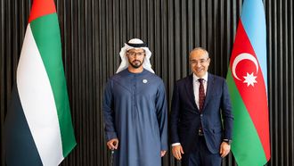 Zayed Bin Hamdan Engages With Azerbaijan Economy Minister