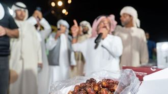 افتتاح مهرجان الوثبة للتمور في أبوظبي