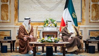 Emir Of Kuwait Hosts Abdullah Bin Zayed