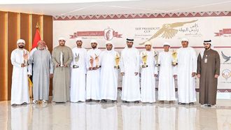 بطل كأس الصيد بالصقور 03 في جولة الرموز