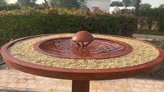 نوافير الرحمة تساعد الحياة البرية في دبي