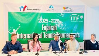 الفجيرة تستضيف ثلاث بطولات تنس