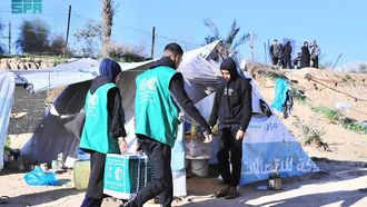 KSrelief Delivers Food Baskets In Gaza