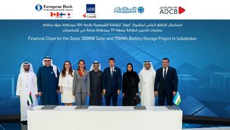 Masdar Closes 300MW Solar And BESS Deal