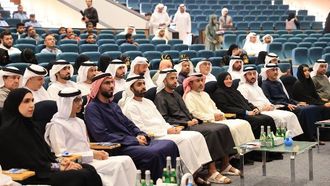 ألعاب الماسترز أبوظبي 2026: أمير رأس الخيمة يلتقي بالفريق