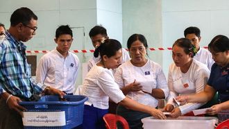 ميانمار تصوت في المرحلة الأخيرة من الانتخابات