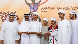 إبراهيم يفوز بماراثون الجمال في اليوم الوطني