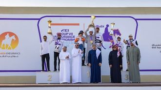 فرسان الإمارات يحققون انتصاراً في بطولة التحمل الإقليمية السابعة