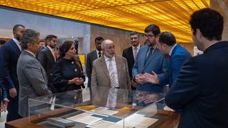 حاكم الشارقة يزور الأرشيف البرتغالي