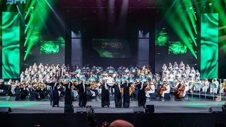 Saudi Orchestra Shines At AlUla Maraya Hall