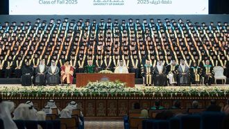 حضر القاسمي حفل تخرج الشارقة 2025