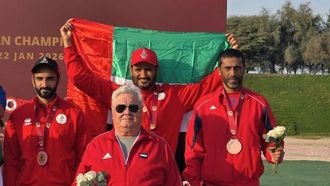 فريق الإمارات للرماية في سباق جائزة أبوظبي الكبرى