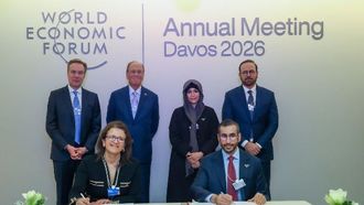 مذكرة تفاهم بين الإمارات العربية المتحدة والمنتدى الاقتصادي العالمي بشأن مؤتمر الأمم المتحدة للمياه لعام 2026