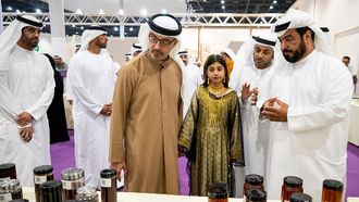 Hazza Bin Zayed At Al Ain Heritage Festival