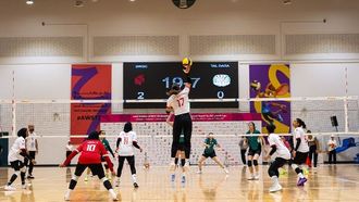 انطلاق منافسات الكرة الطائرة النسائية العربية في الشارقة