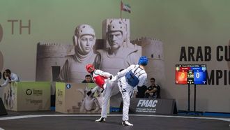 ميداليات اليوم الثاني من بطولة الفجيرة للتايكوندو